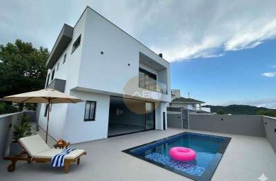 Casa com 3 dormitórios à venda, 300 m² por r$ 2.780.000,00 - cidade universitária pedra branca - palhoça/sc