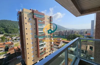 Apartamento em mongaguá, bairro vila são paulo, bem na entrada da cidade, residencial frente ao mar, 2 dormitórios sendo 1 suíte com lazer.