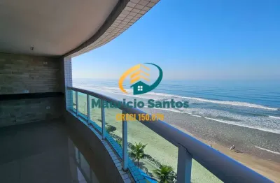 Apartamento em mongaguá, bairro jardim marina,  2 suítes, lavabo, sacada gourmet com vista permanente para o mar, residencial com lazer completo em um dos melhores bairros da cidade!
