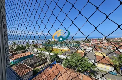 Apartamento em mongaguá, bairro itaóca, amplo com 3 suítes, vista para o mar, residencial com elevador e espaço grill muito próximo do mar.