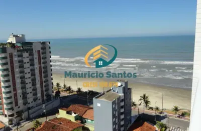 Apartamento em mongaguá, bairro vera cruz, 2 dormitórios sendo 1 suíte, terraço gourmet com vista para o mar, 2 vagas garagem, residencial frente ao mar e com lazer completo de alto padrão