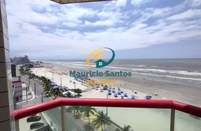 Apartamento em mongaguá, centro, vista permanente para o mar, 3 dormitórios sendo 1 suíte, residencial com salão de jogos, espaço grill