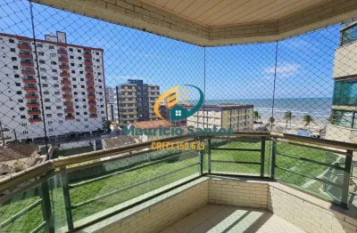 Apartamento em mongaguá, bairro jardim marina, 1 suíte, banheiro social, sacada com churrasqueira, vista para o mar, residencial com lazer completo, piscina aquecida.