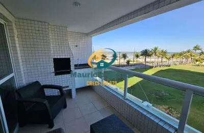 Apartamento em praia grande, bairro solemar, 2 dormitórios sendo 1 suíte, sacada com churrasqueira, vista para o mar, residencial com lazer, piscinas