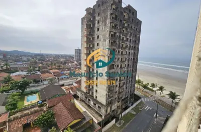 Apartamento em praia grande, bairro solemar, mobiliado, 3 dormitórios sendo 1 suíte, vista para o mar, excelente localização, na quadra da praia!!