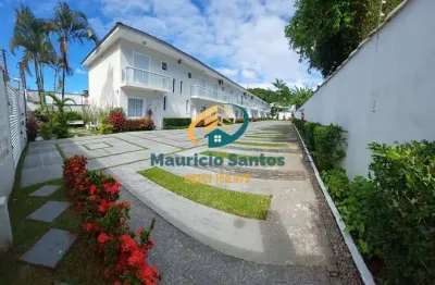 Sobrado em condomínio fechado em bertioga, bairro centro, semi mobiliado, 3 dormitórios sendo 1 suíte, churrasqueira, condomínio com piscina