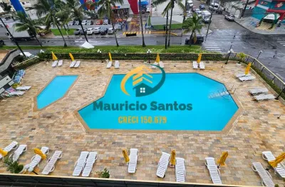 Apartamento em Mongaguá, bairro Jardim Marina, mobiliado, 2 dormitórios sendo 1 suíte, ampla sacada com churrasqueira e vista mar, Condomínio Clube! excelente localização!
