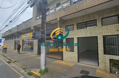 Loja comercial para locação em mongaguá, bairro centro, localização estratégica ao lado do correios e comércios de diversos segmentos
