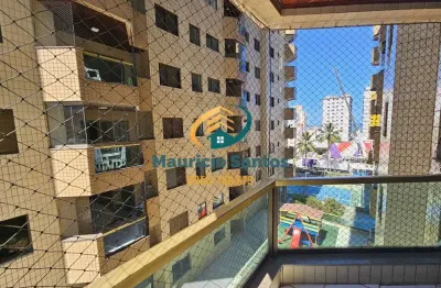 Apartamento em mongaguá, bairro jardim marina, na quadra da praia, semi mobiliado, 2 dormitórios sendo 1 suíte, residencial com lazer completo, condomínio clube