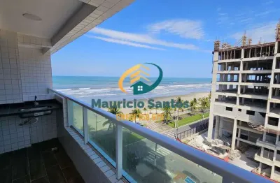 Apartamento em praia grande, bairro balneário flórida, 2 dormitórios sendo 1 suíte, sacada com vista para o mar, lazer completo, piscinas frente ao mar!
