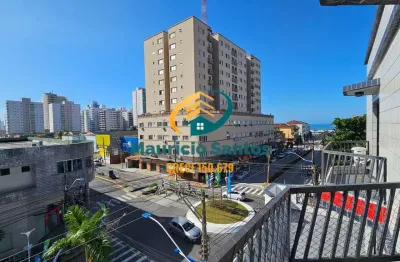 Apartamento em mongaguá, bairro centro, bem no coração da cidade, excelente estado de conservação, 2 dormitórios, banheiro social, closet, vaga de garagem.