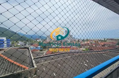 Apartamento em mongaguá, bairro vera cruz, 1 dormitório, 2 sacadas, vista mar, próximo a região central da cidade.