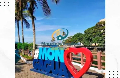 Apartamento em mongaguá, bairro centro, localizado na quadra da praia, 2 dormitórios e demais dependências, região central da cidade!!