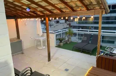 Cobertura com 2 quartos à venda na rua araújo pena, tijuca, rio de janeiro, 140 m2 por r$ 850.000