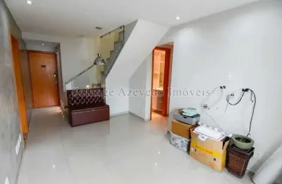 Cobertura com 2 quartos à venda na rua araújo pena, tijuca, rio de janeiro, 128 m2 por r$ 1.200.000