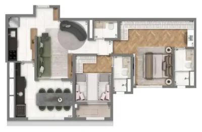 Apartamento com 2 quartos à venda na rua marquês olinda, 65, vila dom pedro i, são paulo por r$ 1.006.530