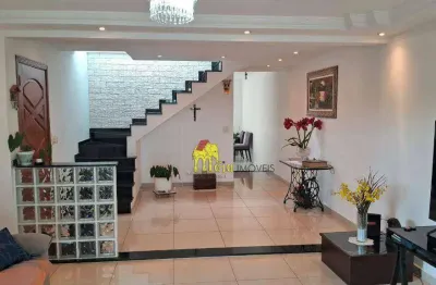 Sobrado com 3 dormitórios à venda, 268 m² por r$ 1.050.000,00 - jardim regina - são paulo/sp