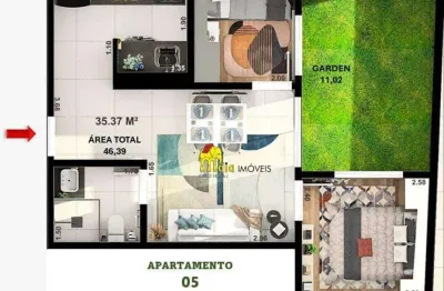 Apartamento com 2 dormitórios à venda por r$ 245.000 - jardim líbano - são paulo/sp