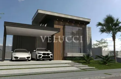 Casa em condomínio de luxo em indaiatuba-sp: 4 quartos, 4 suítes, 2 salas, 5 banheiros, 4 vagas, 259,58m².