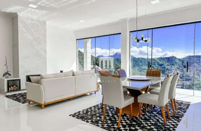 Casa com 4 dormitórios à venda, 504 m² por r$ 1.990.000,00 - barra do imbuí - teresópolis/rj