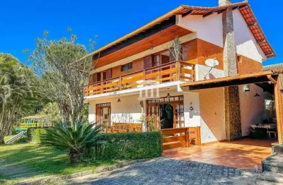 Casa com 4 dormitórios à venda, 250 m² por r$ 1.700.000,00 - carlos guinle - teresópolis/rj