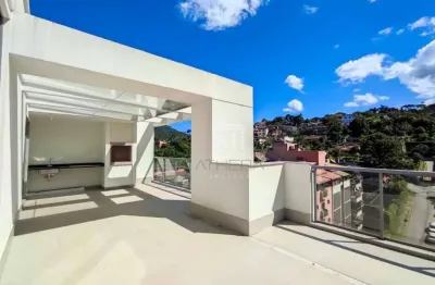 Cobertura com 3 dormitórios à venda, 250 m² por r$ 1.690.000,00 - agriões - teresópolis/rj