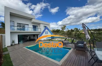 Casa em condomínio fechado com 4 quartos à venda no condomínio vale do luar, jaboticatubas , 300 m2 por r$ 1.650.000