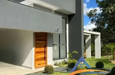 Casa em condomínio fechado com 3 quartos à venda no condomínio estância da mata, jaboticatubas , 186 m2 por r$ 1.100.000