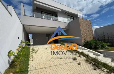 Casa em condomínio fechado com 4 quartos à venda no joá, lagoa santa  por r$ 2.190.000
