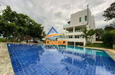 Casa em condomínio fechado com 5 quartos à venda no pontal da liberdade, lagoa santa  por r$ 2.300.000