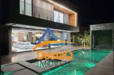 Casa em condomínio fechado com 4 quartos à venda em condados da lagoa, lagoa santa , 456 m2 por r$ 6.690.000