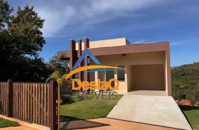 Casa em condomínio fechado com 3 quartos à venda no condomínio vale do luar, jaboticatubas , 207 m2 por r$ 1.390.000