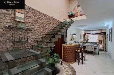 Espetacular sobrado à venda em são paulo-sp, vila mazzei: 4 quartos, 2 suítes, 5 salas, piscina, 2 vagas, 454m²