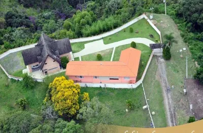 Sitio residencial para venda blumado, guaratingueta 3 dormitórios sendo 1 suíte, 3 salas, 3 banheiros 490,00 m² construída, 490,00 m² útil, sauna, aca