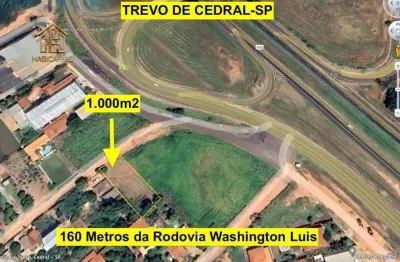 Terreno à venda, 1000 m² por r$ 300.000,00 - cedral - cedral/sp