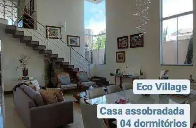 Sobrado com 4 dormitórios à venda, 325 m² por r$ 2.800.000 - residencial eco village i - são josé do rio preto/sp