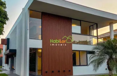 Sobrado com 4 dormitórios, 344 m² - venda por r$ 4.200.000 ou aluguel por r$ 16.590/mês - parque residencial damha - são josé do rio preto/sp