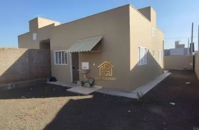 Casa com 2 dormitórios à venda, 82 m² por r$ 220.000,00 - jardim residencial di napoli - cedral/sp