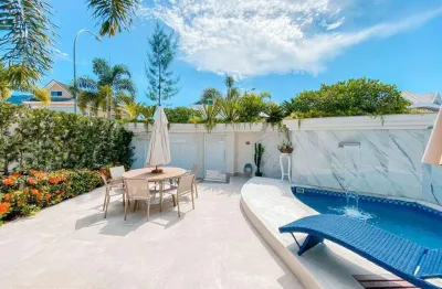 Casa em condomínio para venda em rio de janeiro, recreio dos bandeirantes, 4 dormitórios, 4 suítes, 5 banheiros, 2 vagas