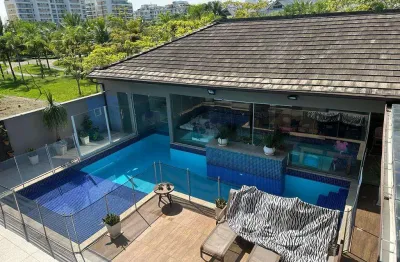 Casa em condomínio para venda em rio de janeiro, barra da tijuca, 4 dormitórios, 4 suítes, 6 banheiros, 4 vagas