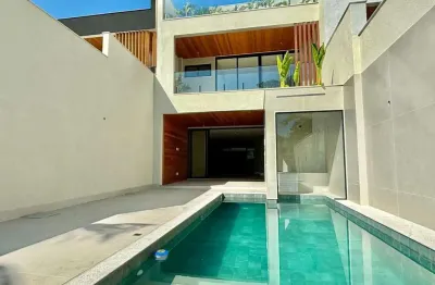 Casa em condomínio para venda em rio de janeiro, barra da tijuca, 4 dormitórios, 4 suítes, 6 banheiros, 3 vagas