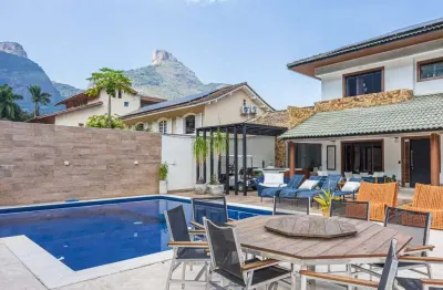 Casa em condomínio para venda em rio de janeiro, itanhangá, 5 dormitórios, 4 suítes, 7 banheiros, 5 vagas