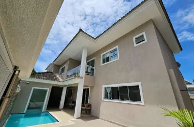 Casa em condomínio para locação em rio de janeiro, vargem pequena, 4 dormitórios, 4 suítes, 6 banheiros, 4 vagas