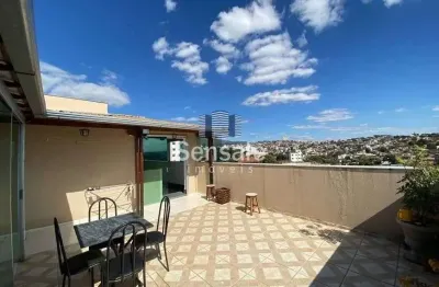 Cobertura com 3 quartos à venda na rua itiberê da cunha, 36, estrela dalva, belo horizonte por r$ 540.000