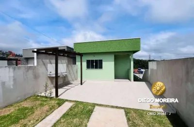 Casa nova à venda em terra preta com 2 dormitórios  apto para financiamento