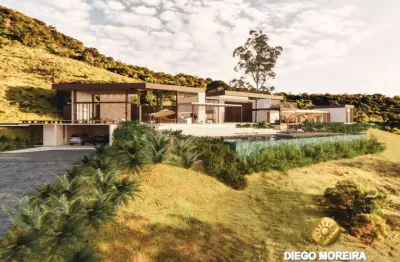 Exclusiva casa de campo à beira da represa de vargem