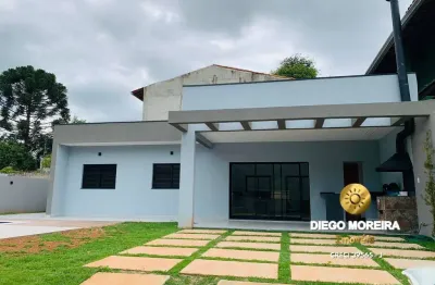Casa nova com piscina e suíte master! oportunidade em atibaia!