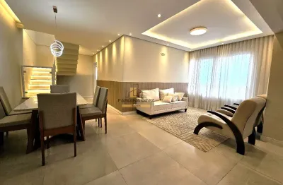 Linda cobertura duplex. toda mobiliada, pronta para morar.