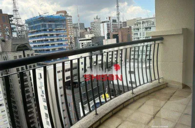 Apartamento com 1 dormitório para alugar, 45 m² por r$ 5.500,00/mês - cerqueira césar - são paulo/sp