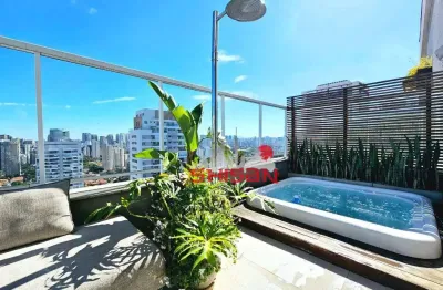 Cobertura com 3 dormitórios à venda, 230 m² por r$ 4.400.000,00 - cidade monções - são paulo/sp